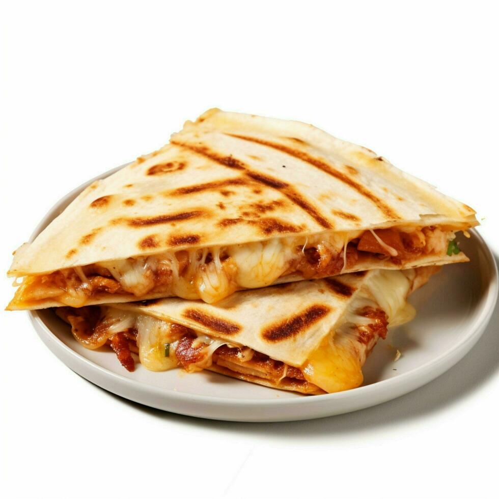 photo de Quesadilla avec non Contexte avec blanc