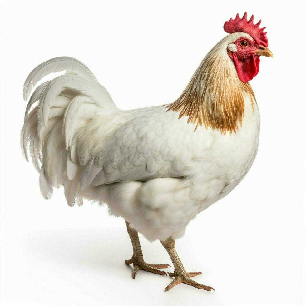 photo de poulet avec non Contexte avec blanc retour