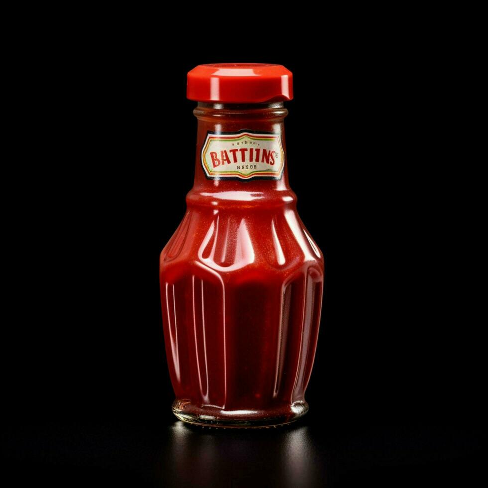 produit coups de photo de ketchup avec non backgro