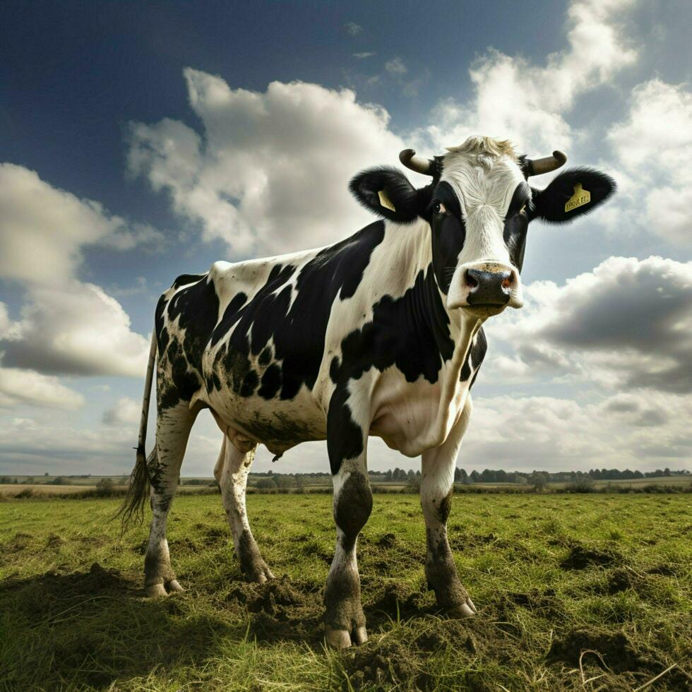 vache haute qualité hdr 16k ultra HD photo