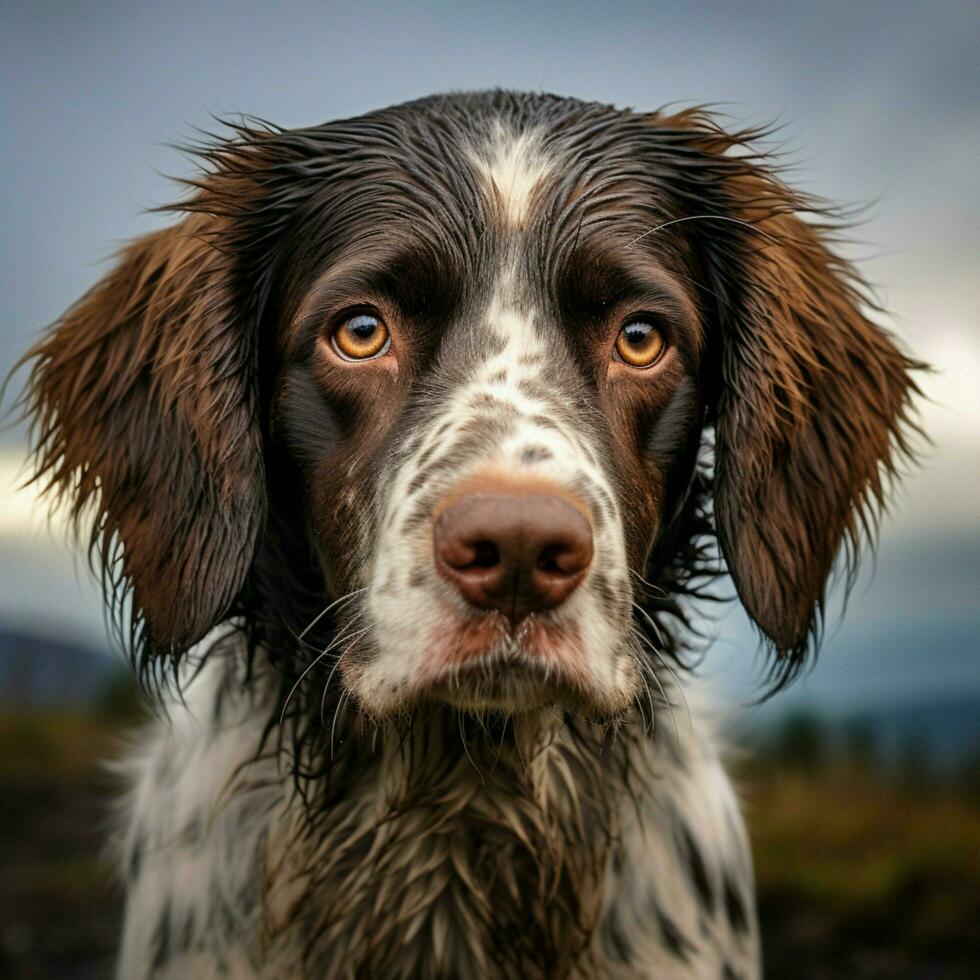 chien haute qualité hdr 16k ultra HD photo