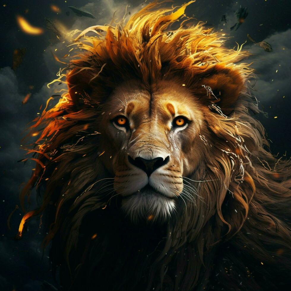 Lion image HD photo