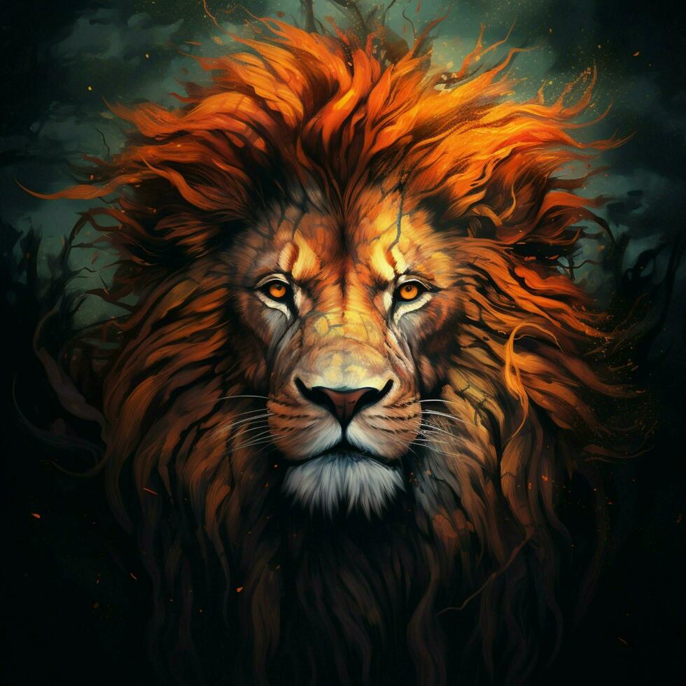 Lion Contexte HD photo