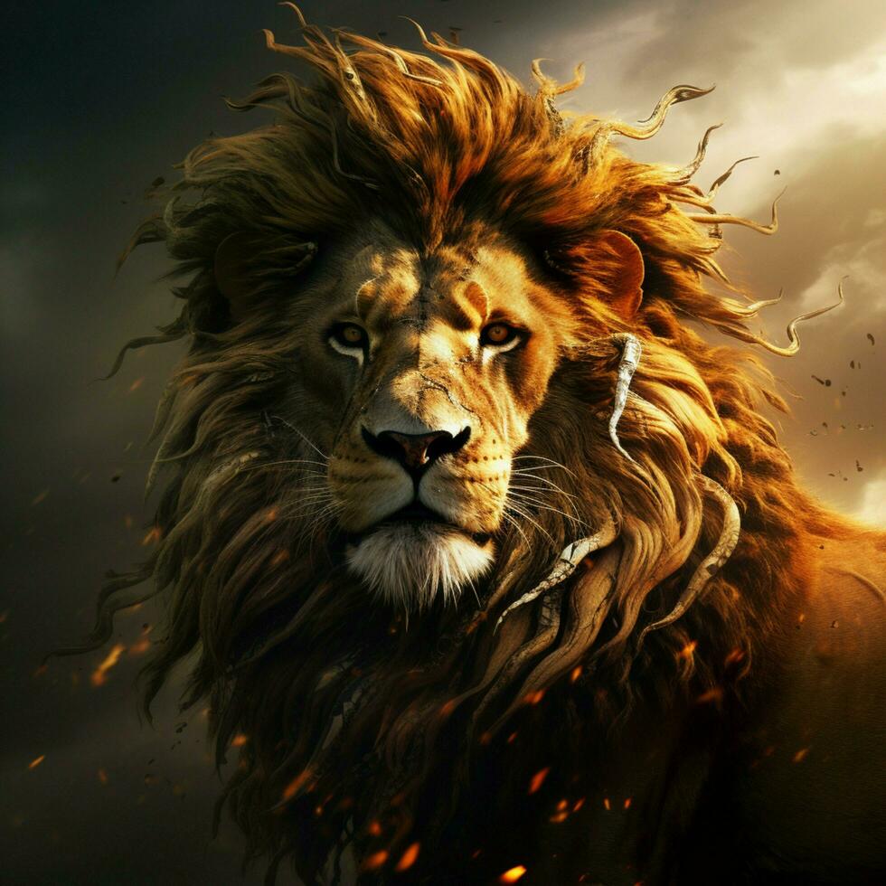 Lion Contexte HD photo