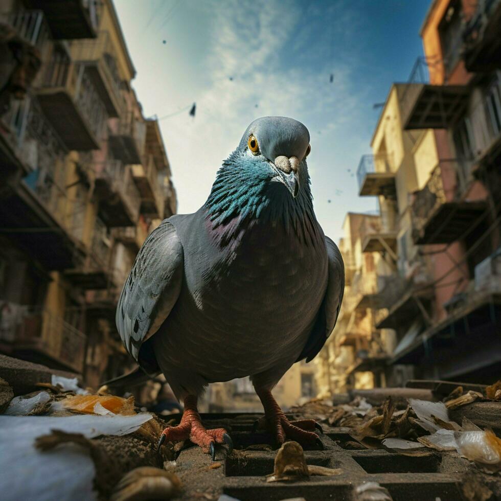 Pigeon sauvage la vie la photographie hdr 4k photo