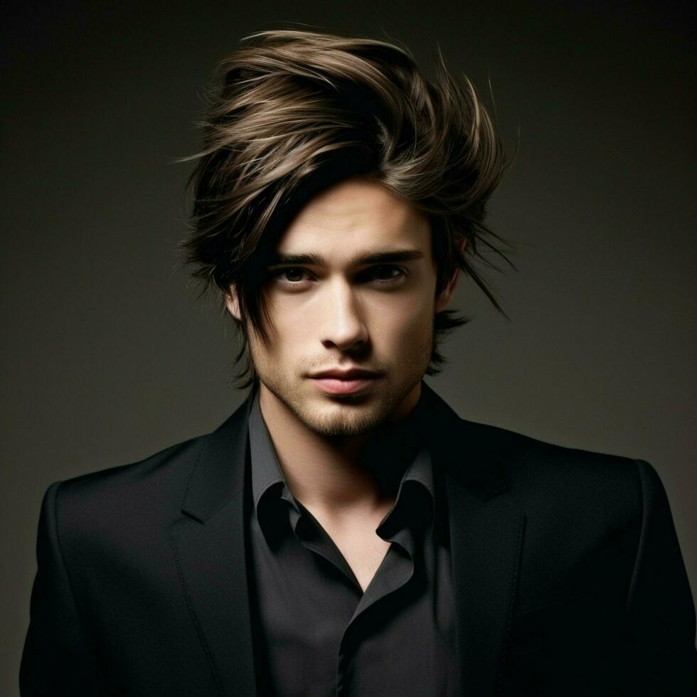 homme cheveux style photo