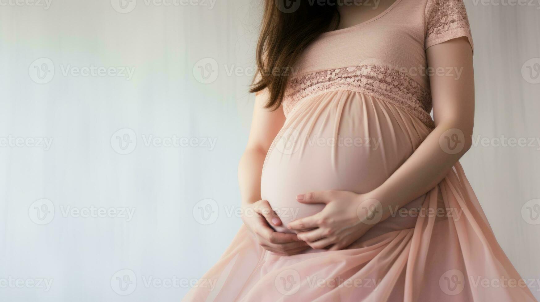 femme Enceinte attendant maternité robe maman, ai photo