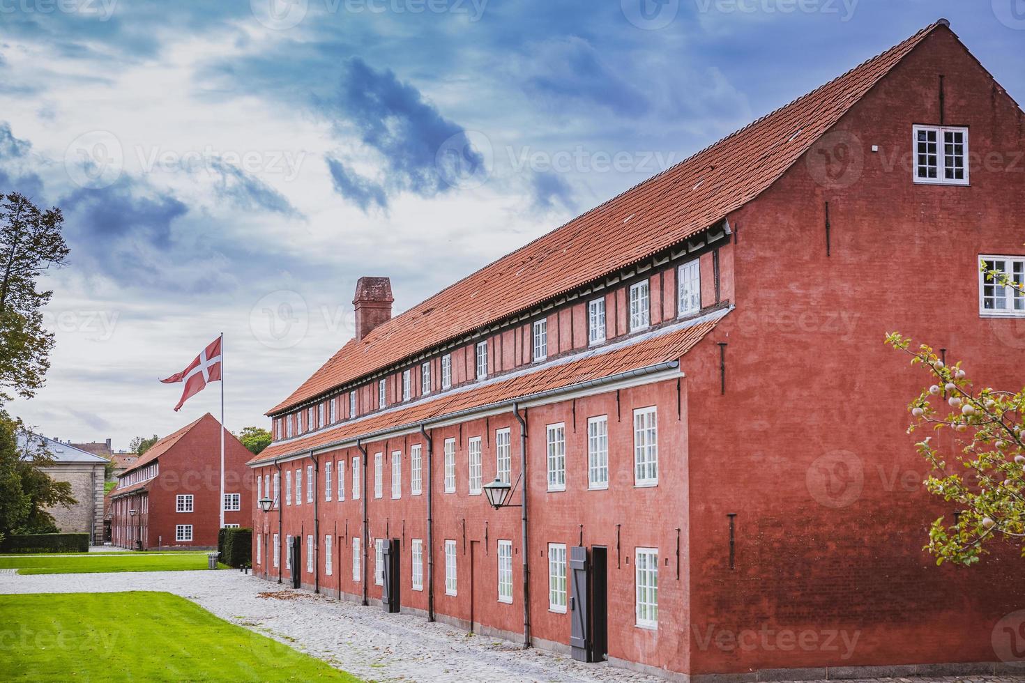 caserne rouge à Kastellet, Copenhague, Danemark photo