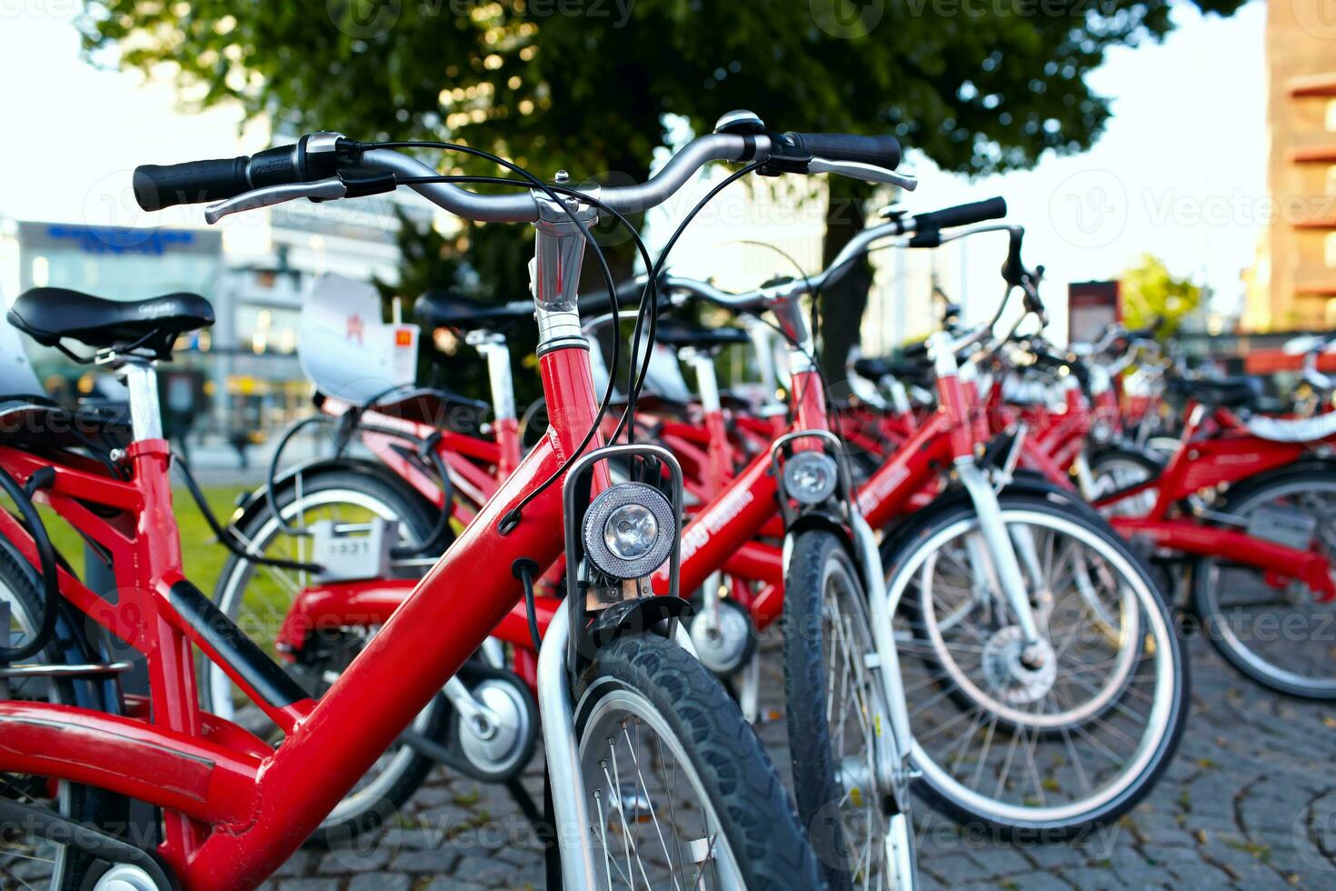 vélo parking dans Hambourg photo