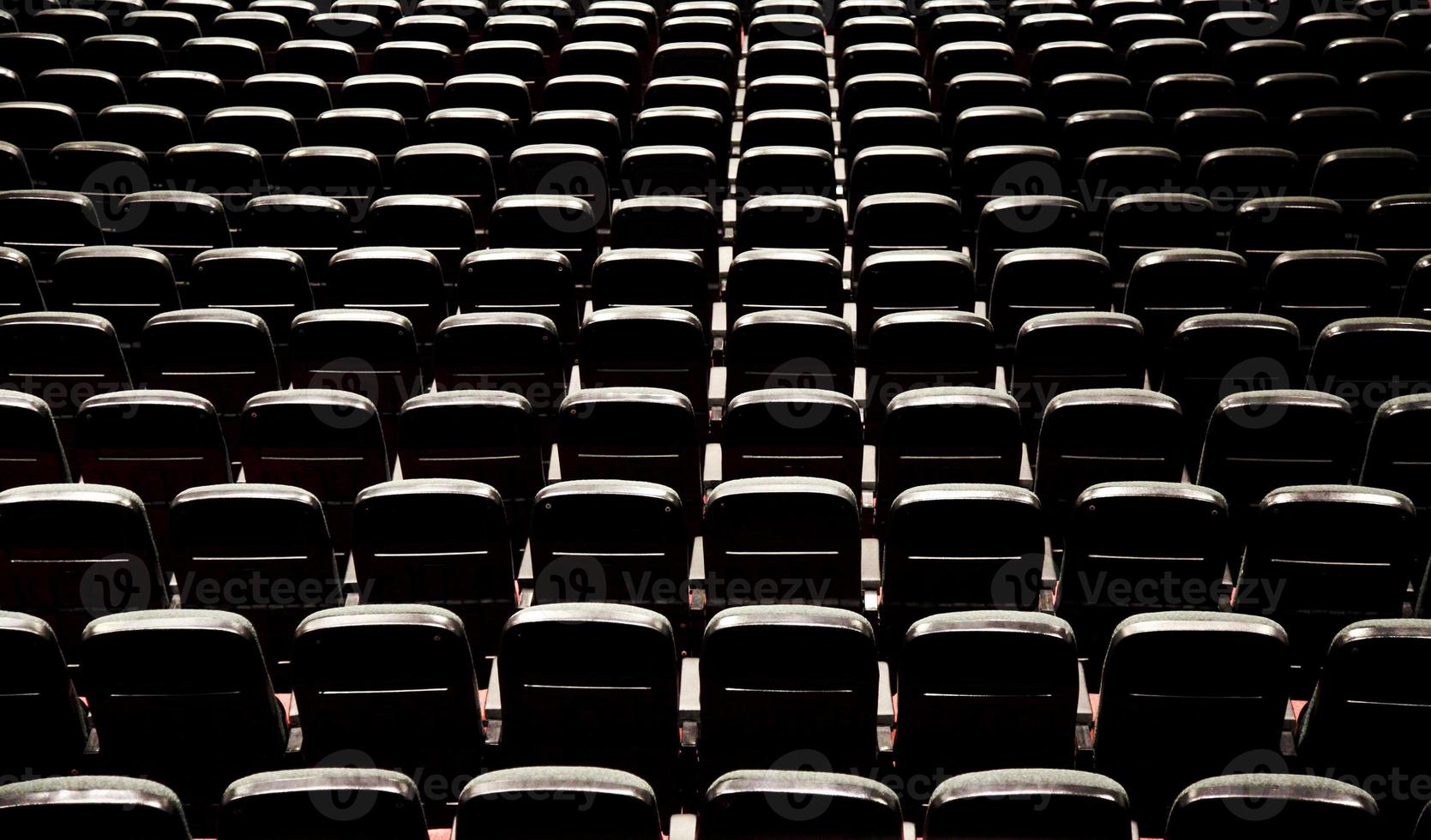 vue abstraite des chaises de cinéma photo