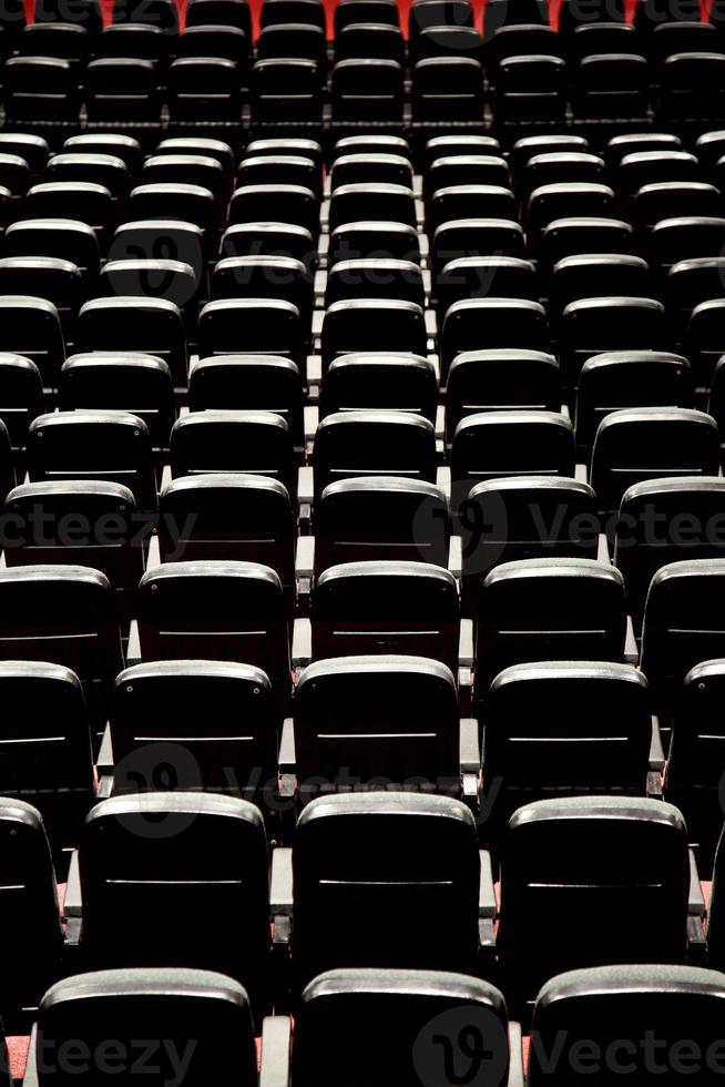 vue abstraite des chaises de cinéma photo