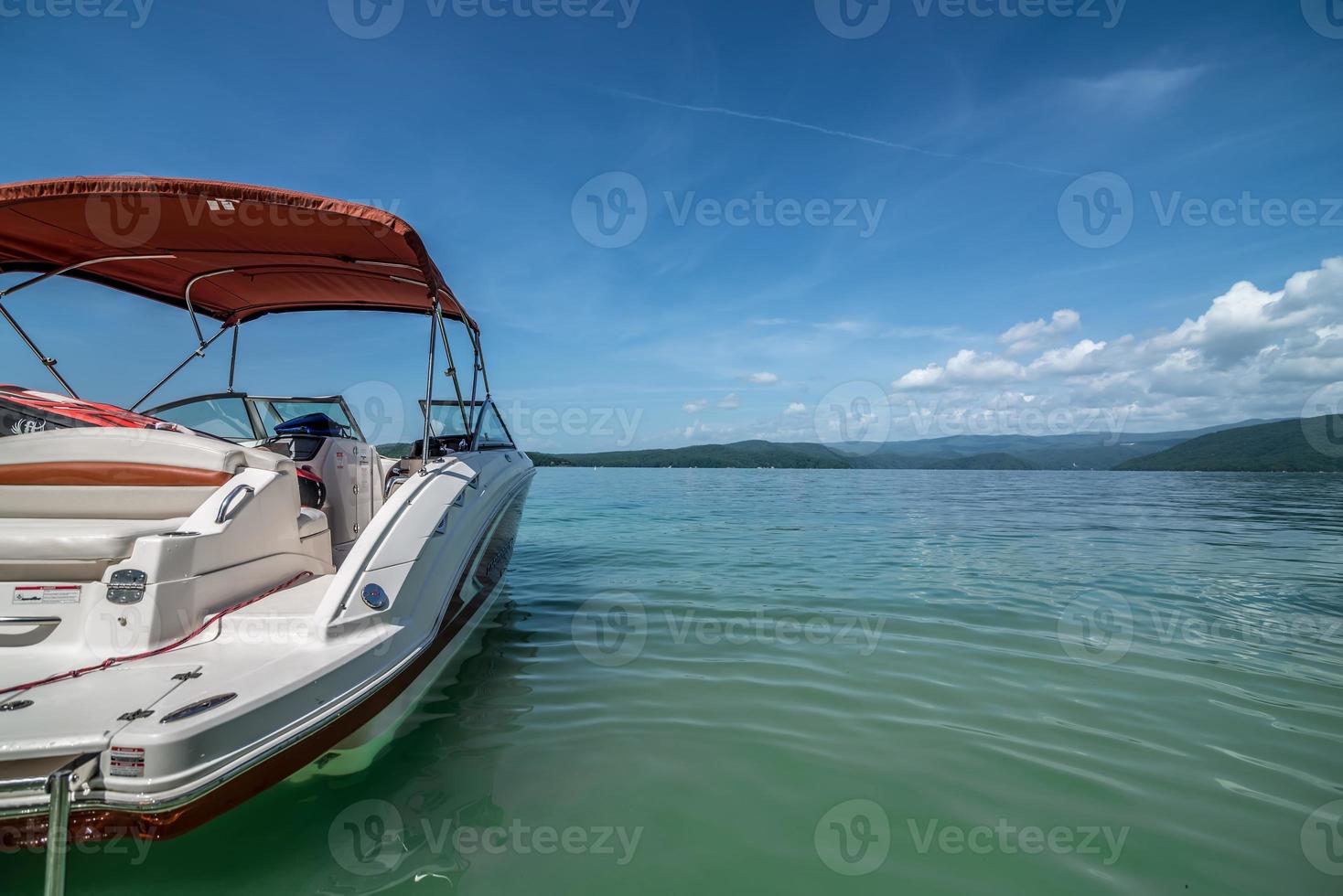 belles scènes de paysage au lac jocassee caroline du sud photo