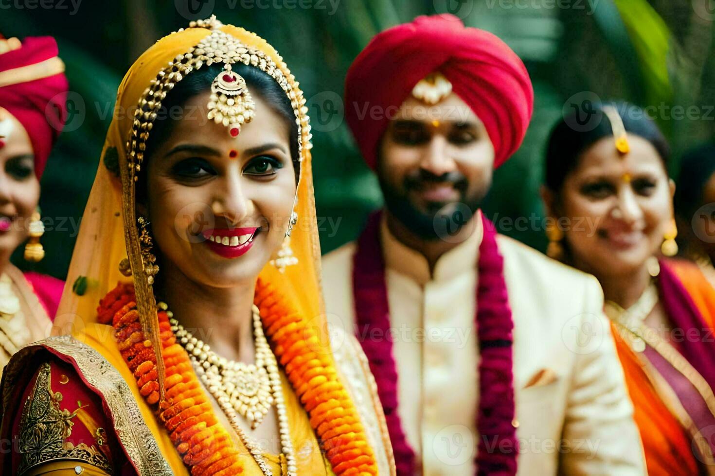 Indien mariage dans Bangalore. généré par ai photo