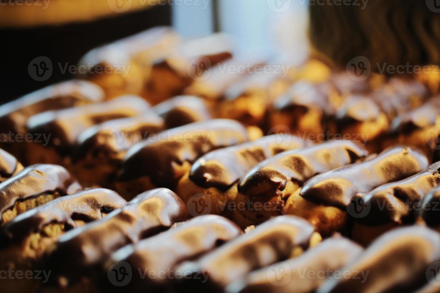 accessoires, produits de boulangerie, pâtisserie et boulangerie, éclairs frais photo