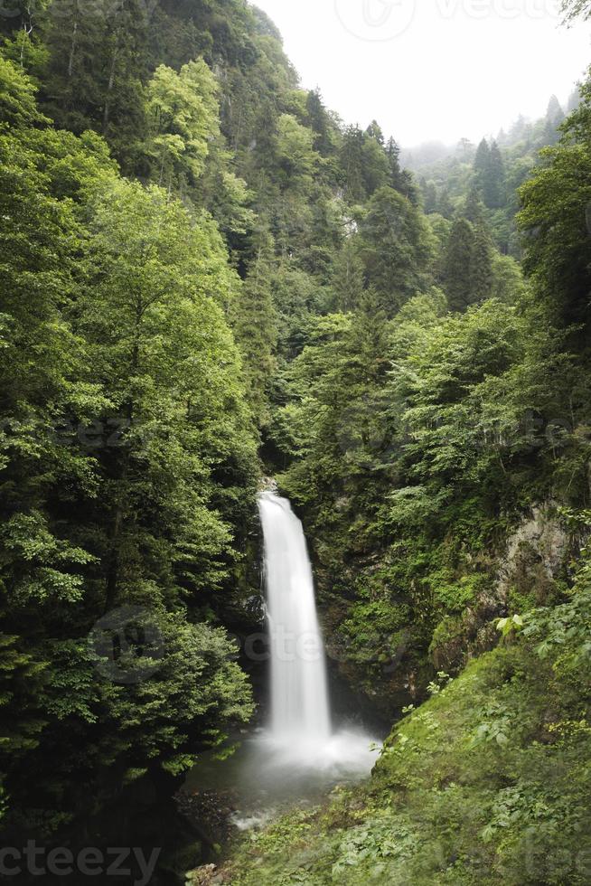 Rize Camlihemsin Palovit Falls, Turquie, vue sur la cascade photo