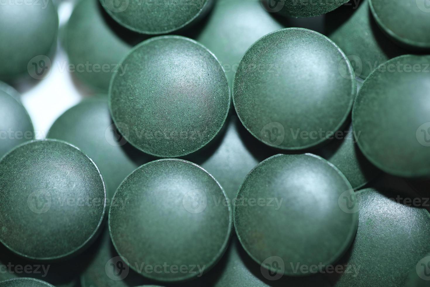 pilules close up medical spirulina platensis famille d'algues algazspace photo