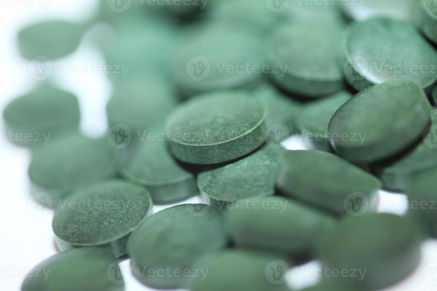 pilules close up medical spirulina platensis famille d'algues algazspace photo