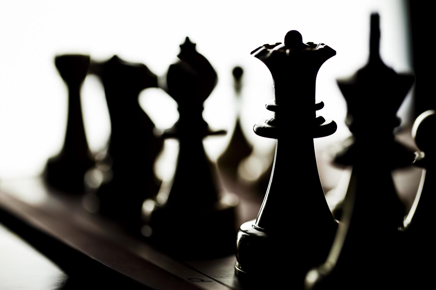 jeu de stratégie aux échecs photo