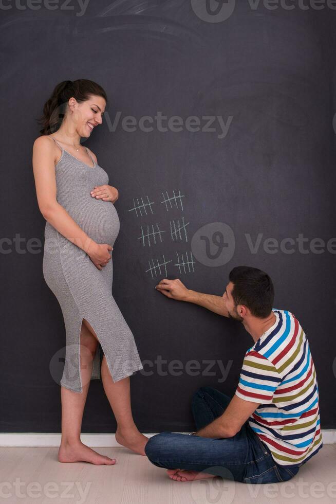 compte couple enceinte semaine de grossesse photo