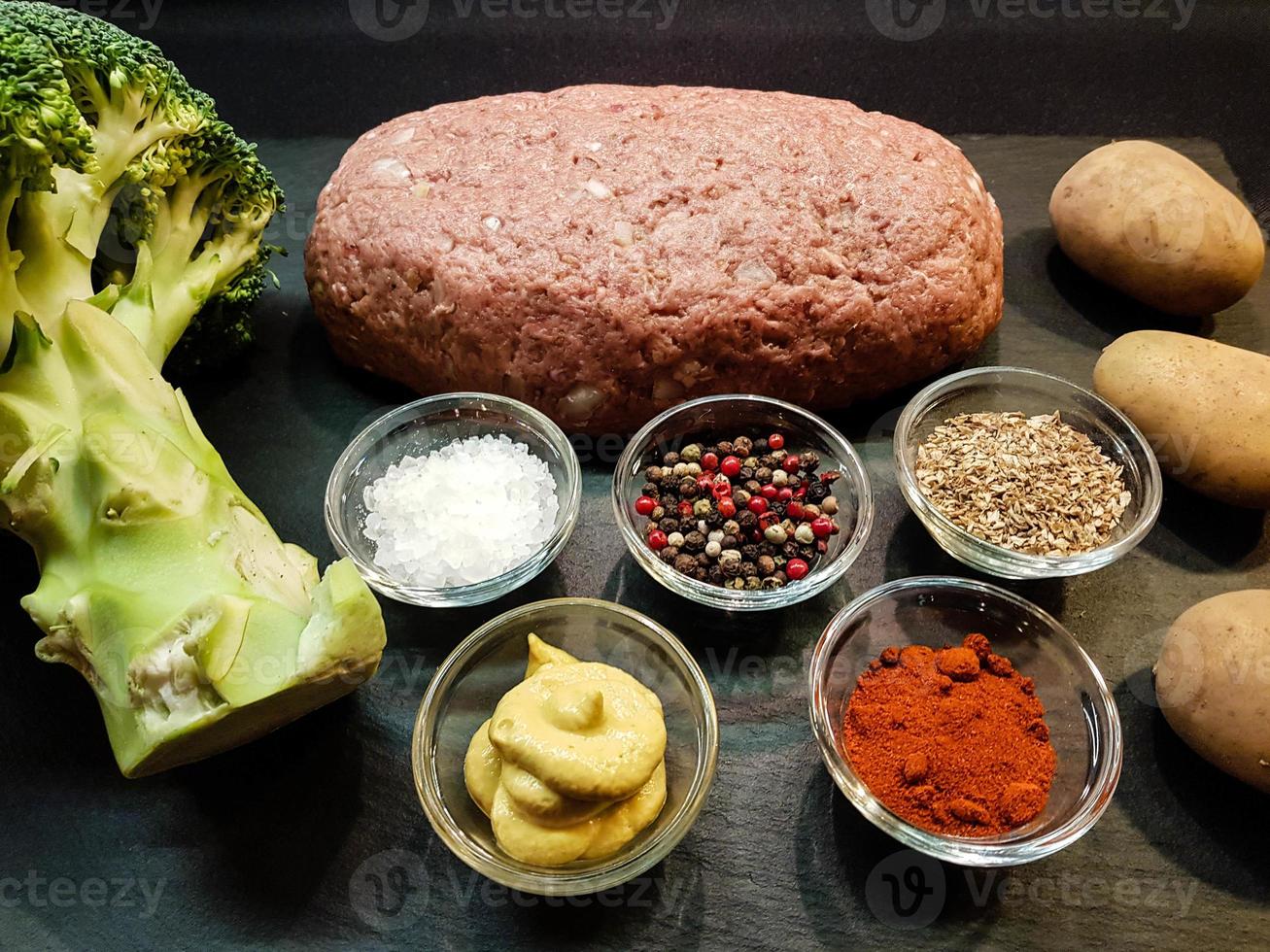 pain de viande traditionnel allemand photo