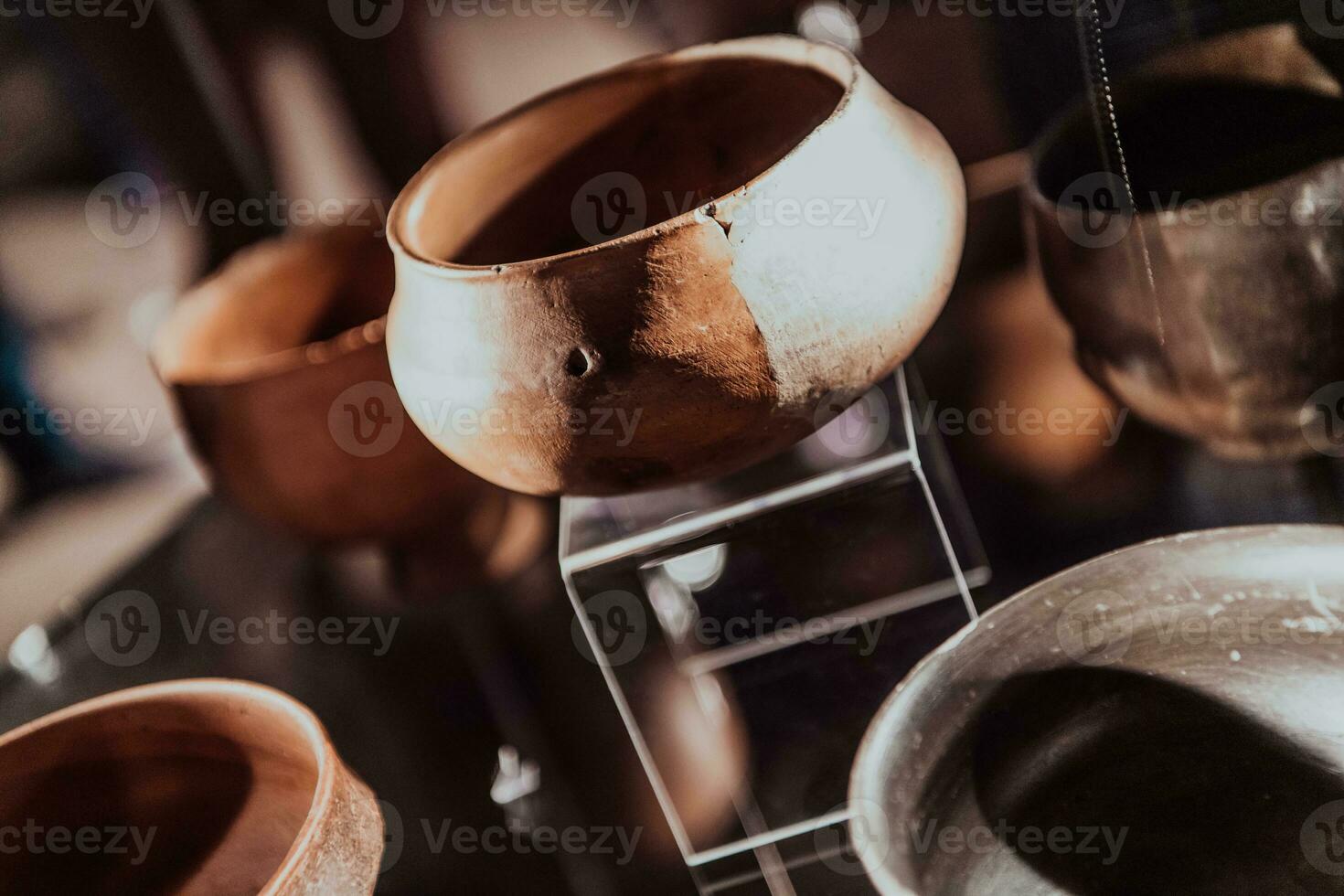 vieux traditionnel macédonien cuisine articles sur afficher dans le musée photo