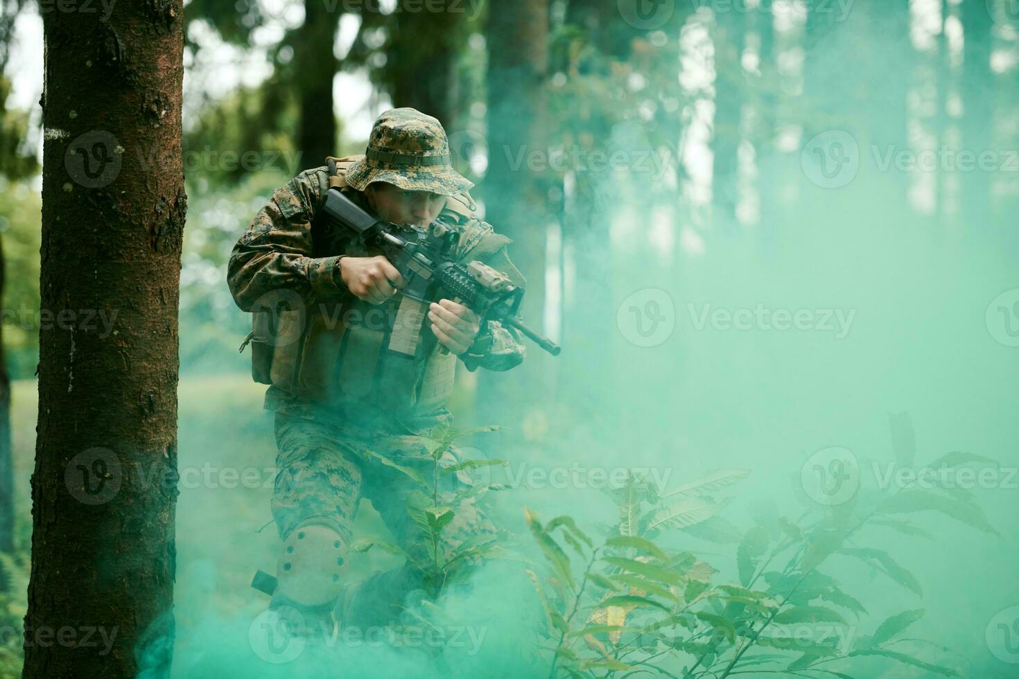 soldat en action photo