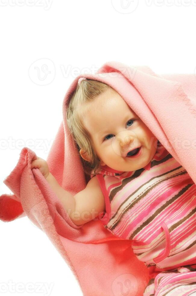 couverture bébé isolé photo