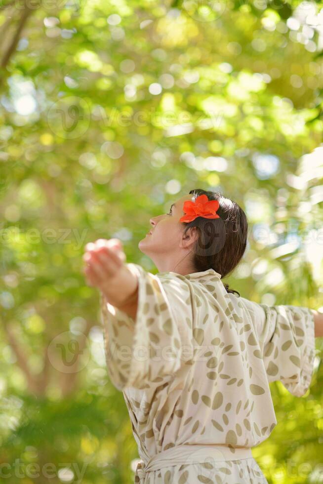 cure thermale dans un complexe tropical photo