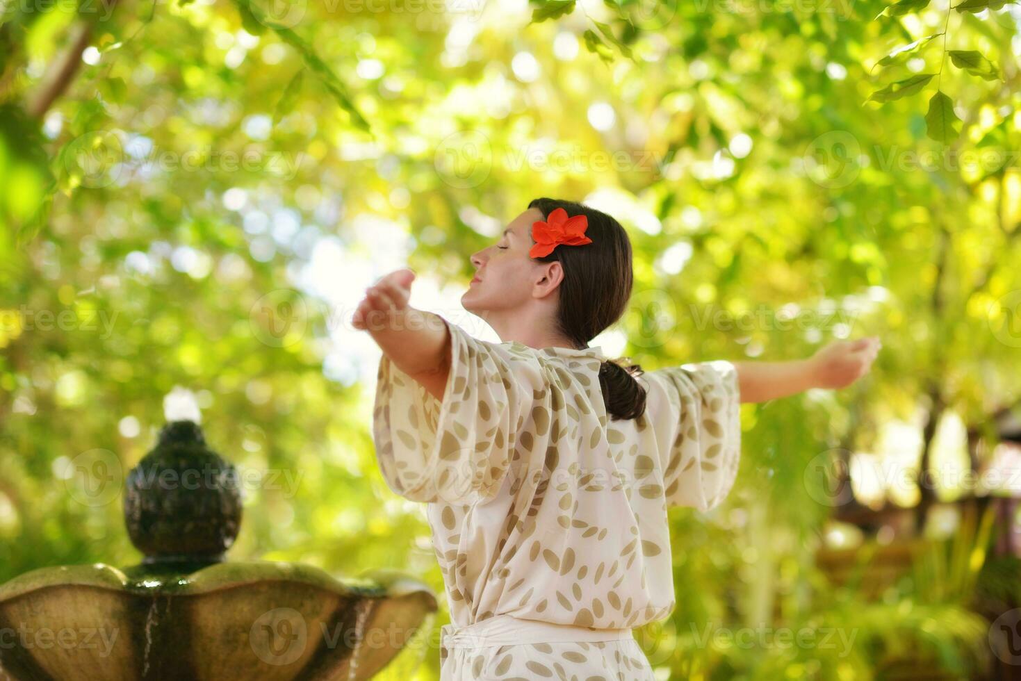 cure thermale dans un complexe tropical photo