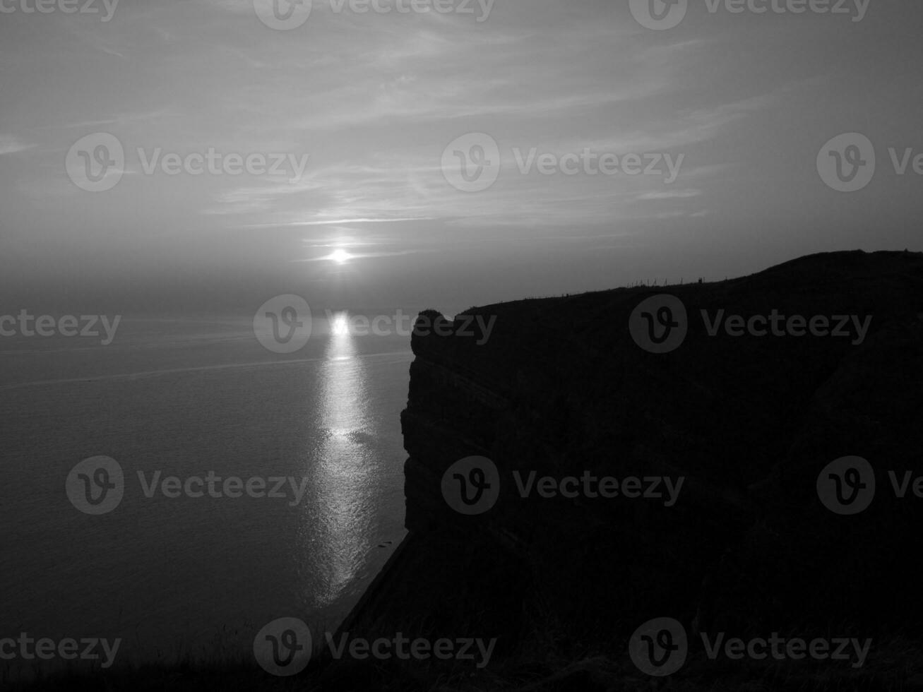 le île de helgoland dans le Nord mer photo