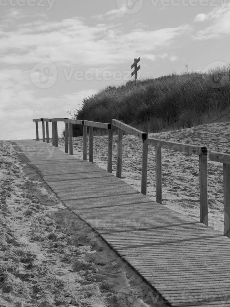 allemand île dans le Nord mer photo