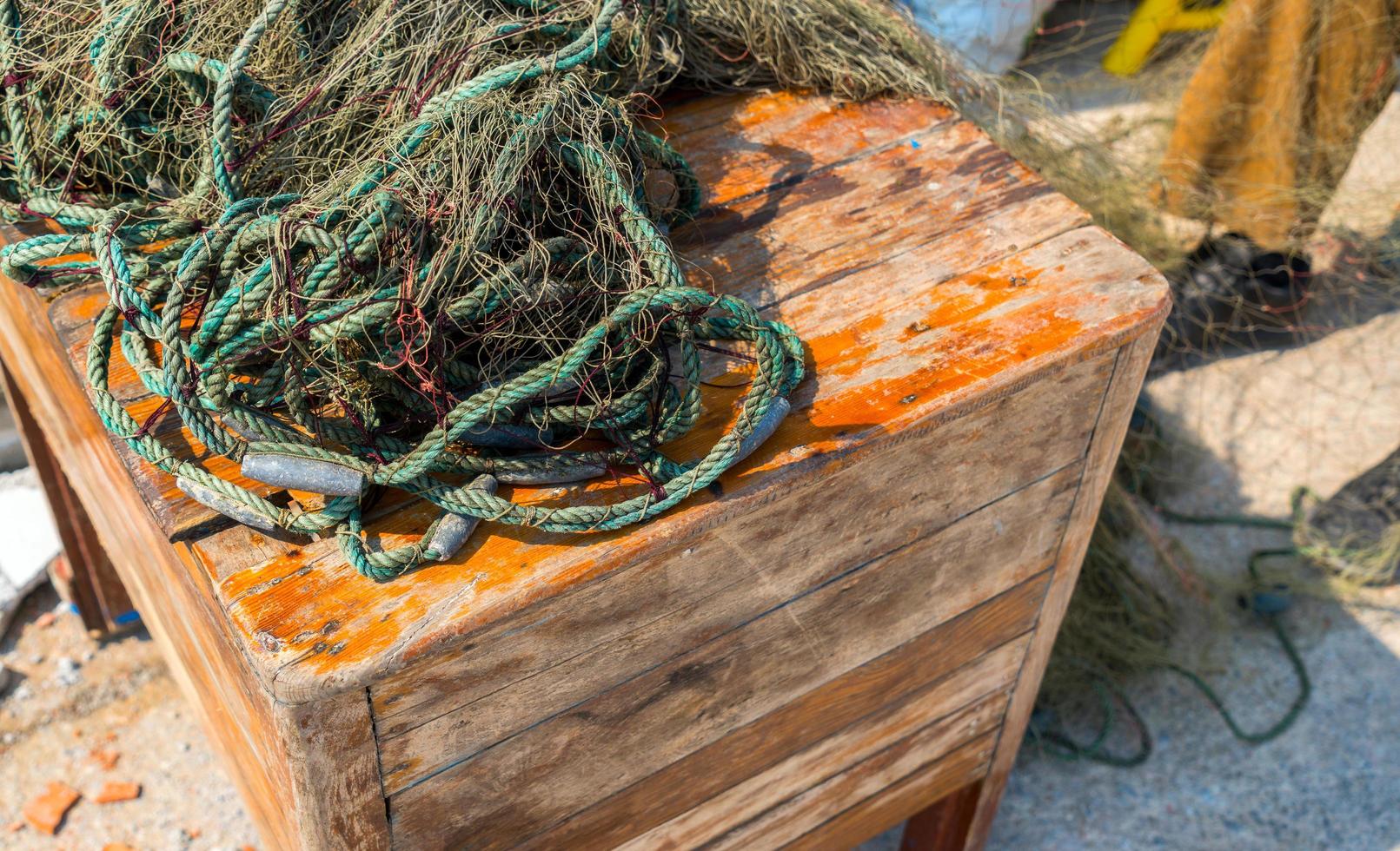 matériel de pêche industrielle filets de pêche photo