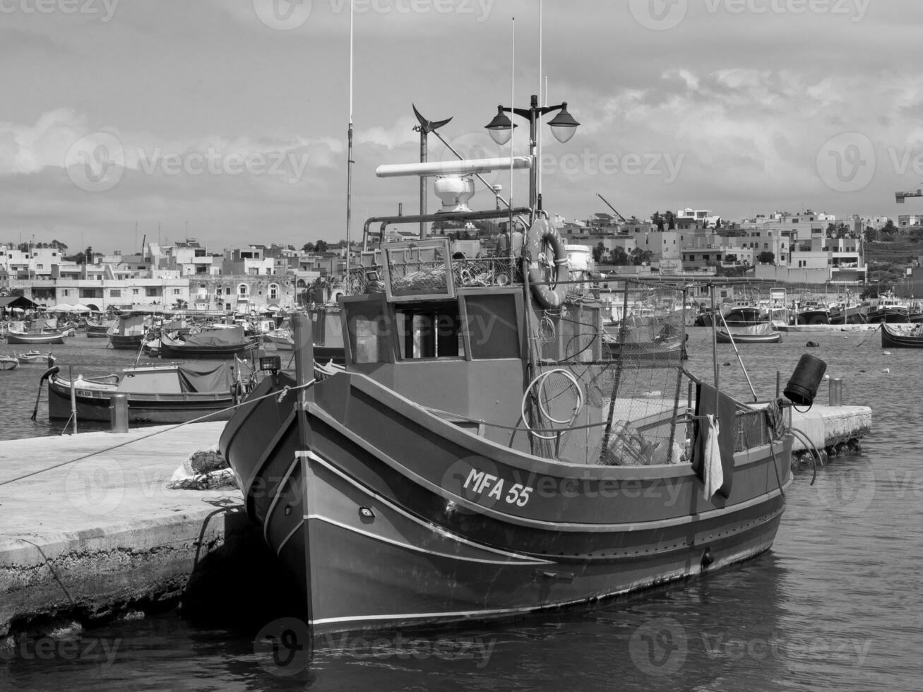 Malte île dans le méditerranéen mer photo