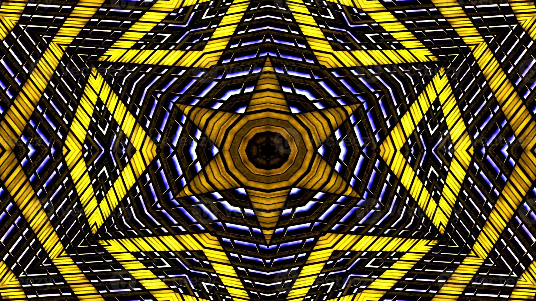Kaléidoscope symétrique hypnotique coloré photo
