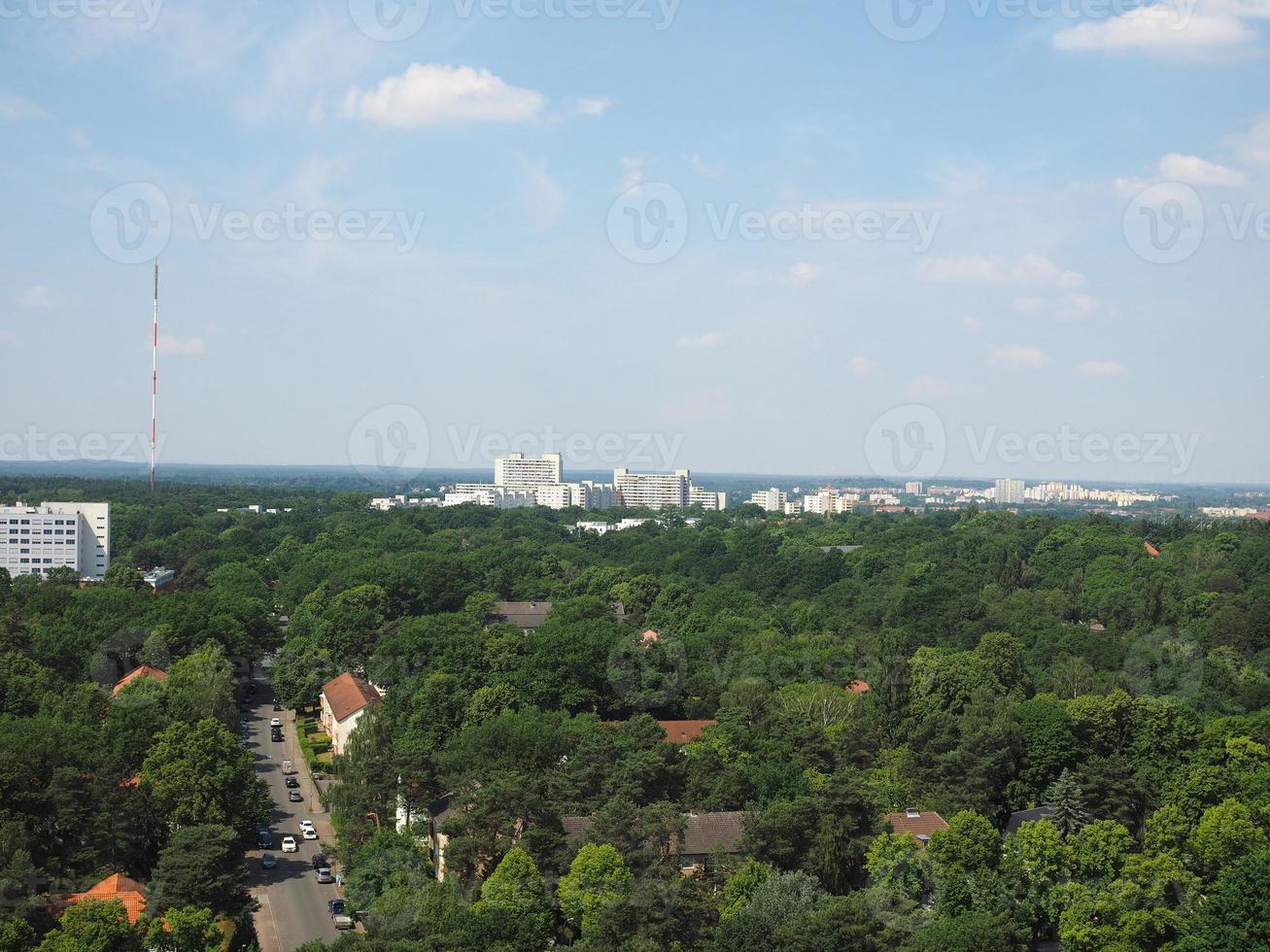 vue aérienne de berlin photo