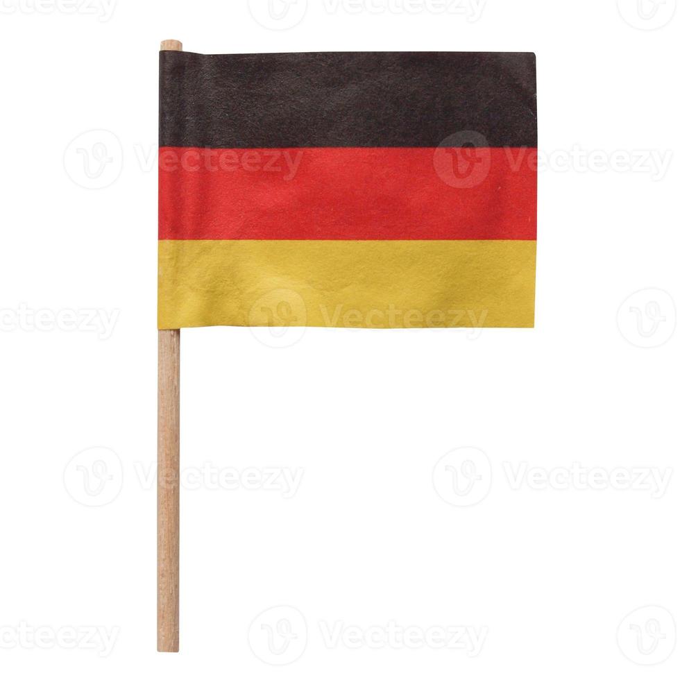 drapeau allemand isolé photo