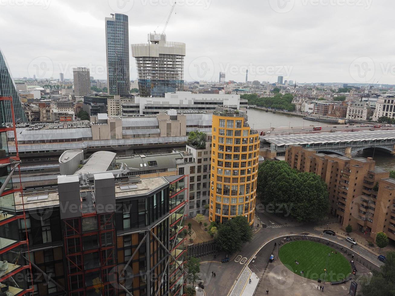 vue aérienne de londres photo