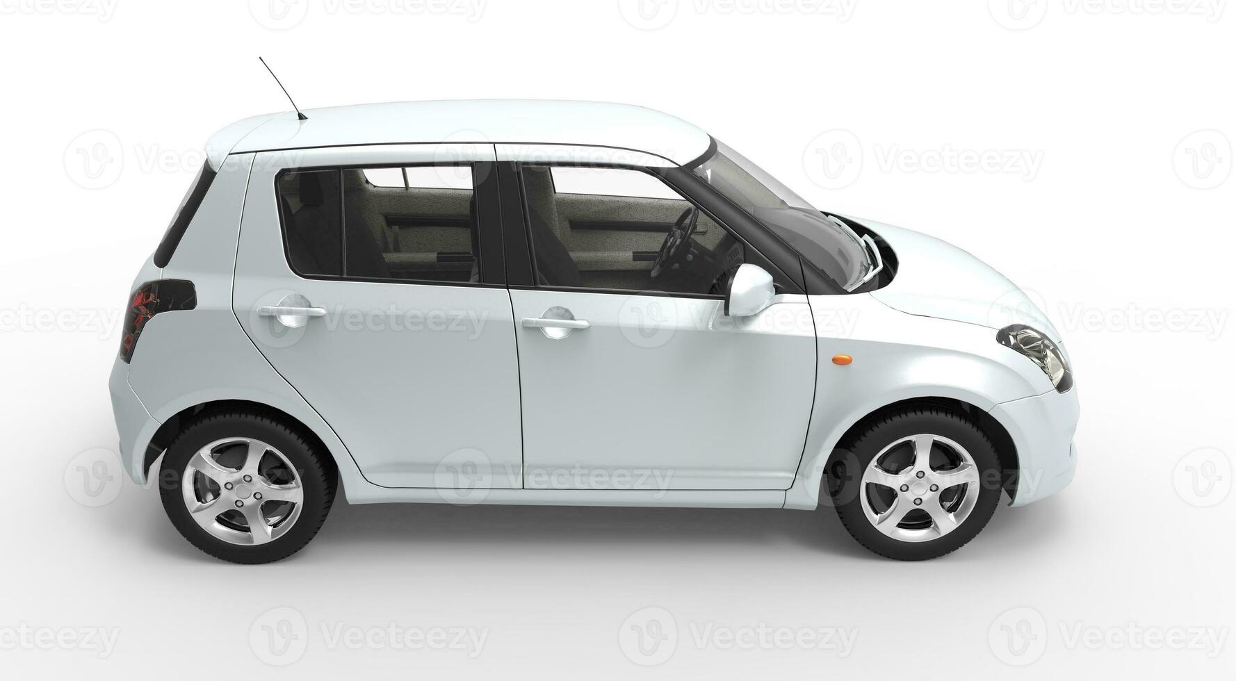 moderne compact voiture blanc photo