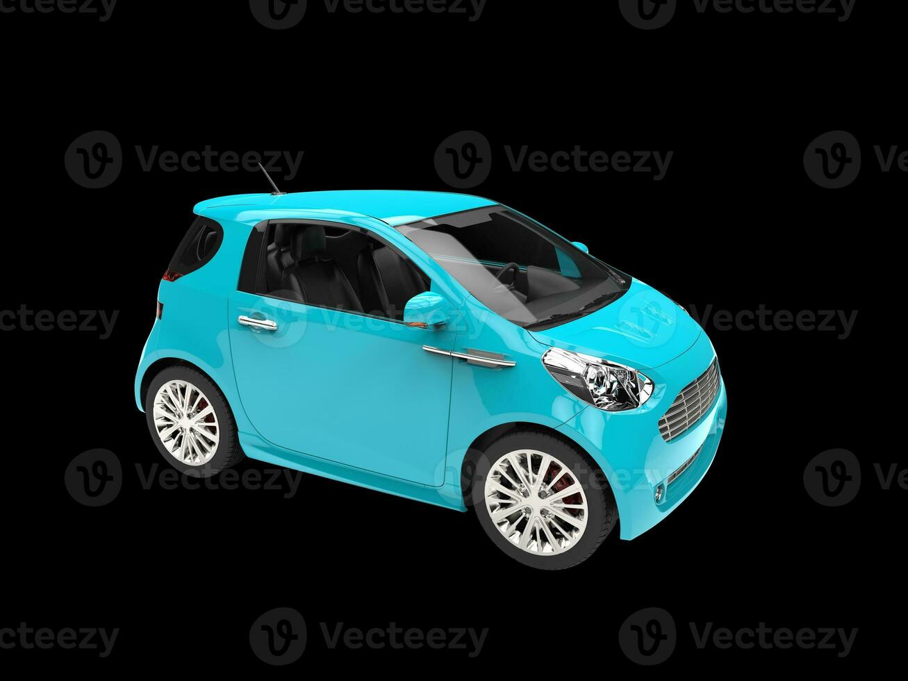 brillant bleu compact voiture photo