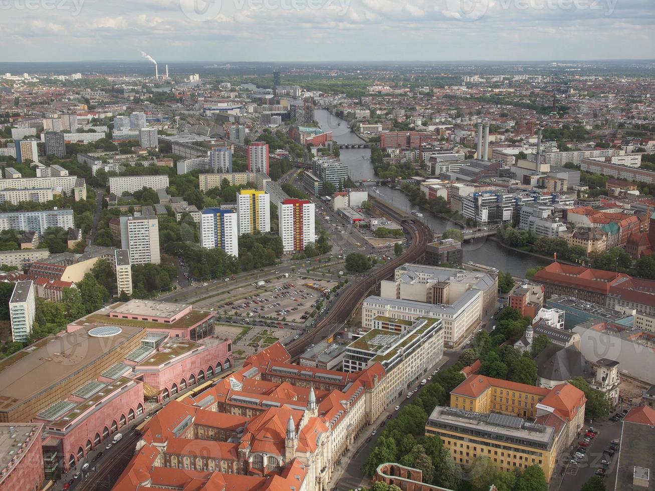 vue aérienne de berlin photo