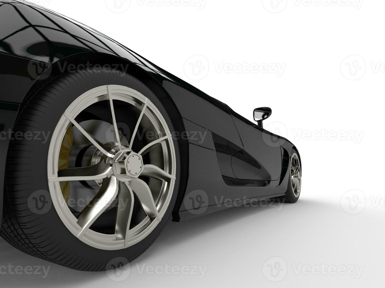 arrière roue de moderne sport concept voiture photo