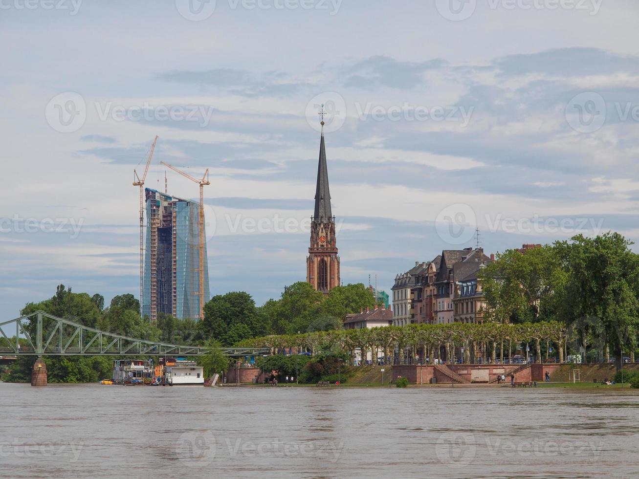 vue de francfort, allemagne photo