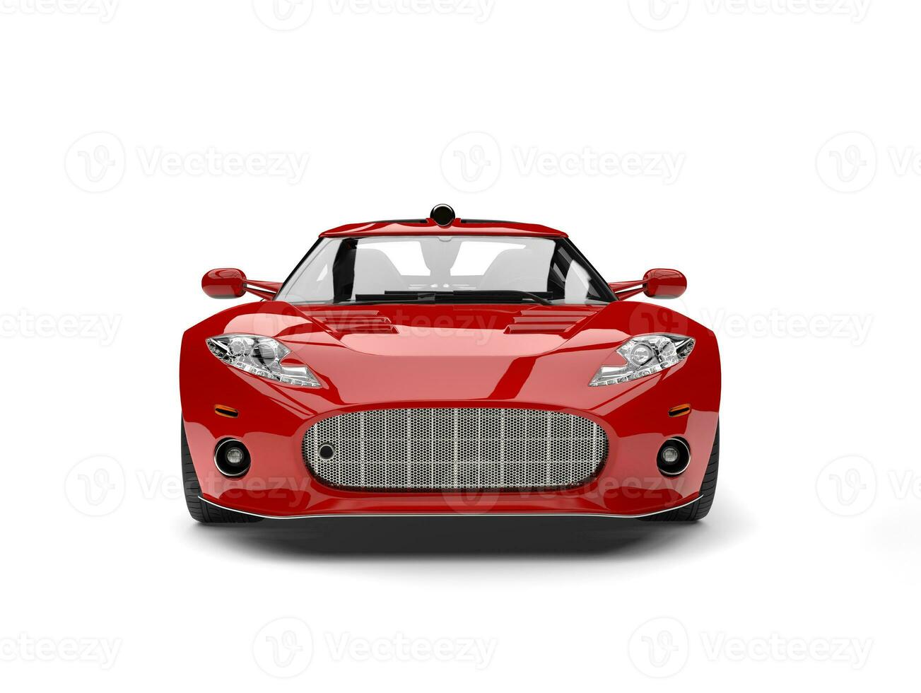 moderne rouge super des sports voiture - de face vue photo