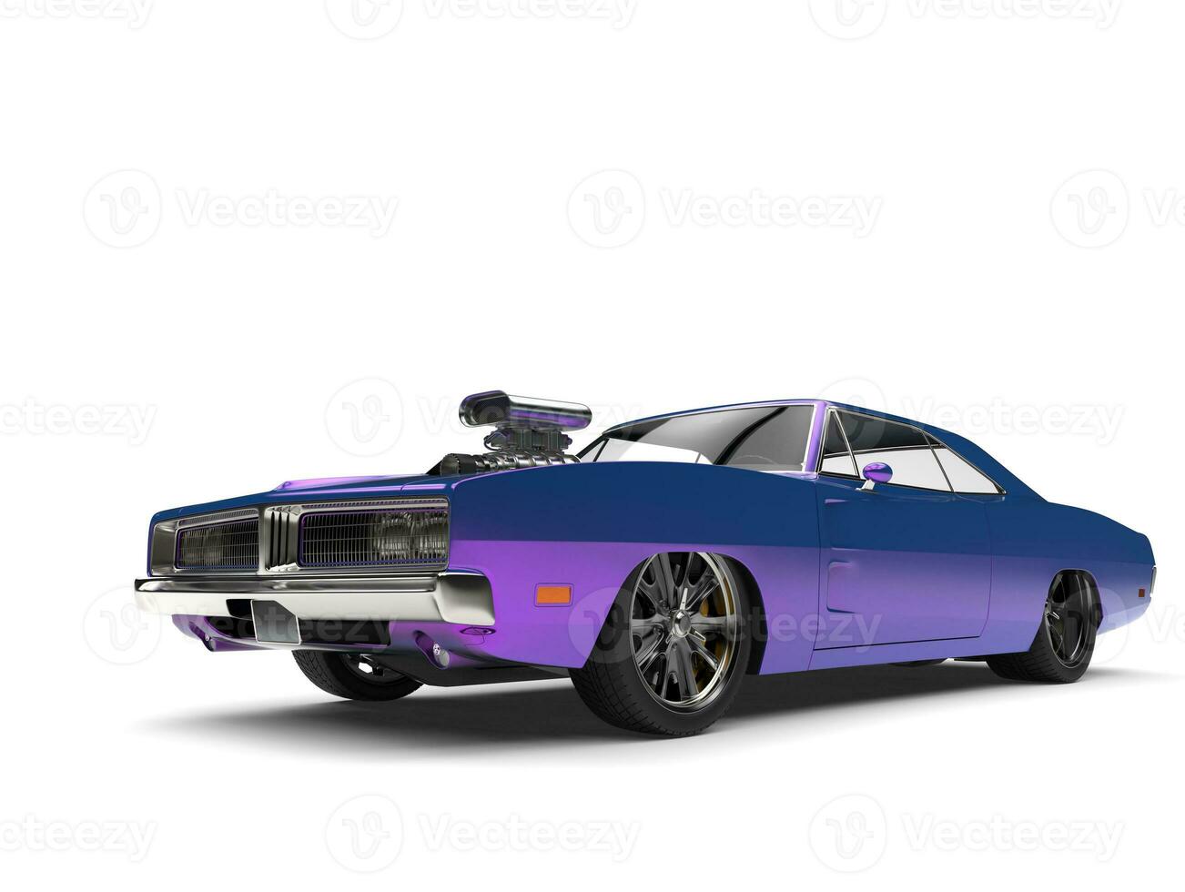 fou violet ancien muscle voiture - beauté coup photo