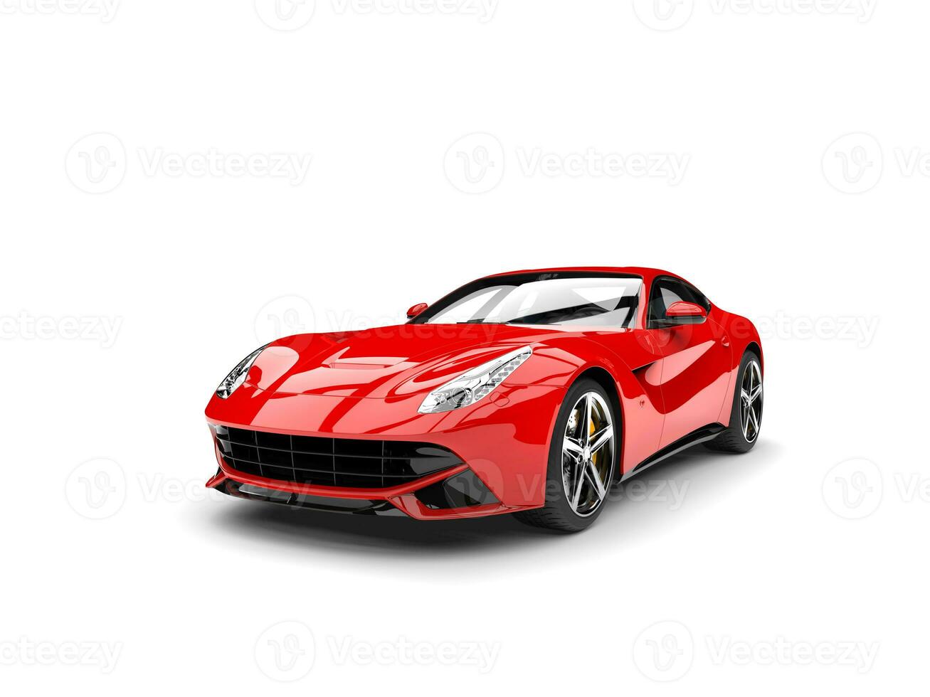 moderne rouge vite des sports concept voiture - beauté coup photo