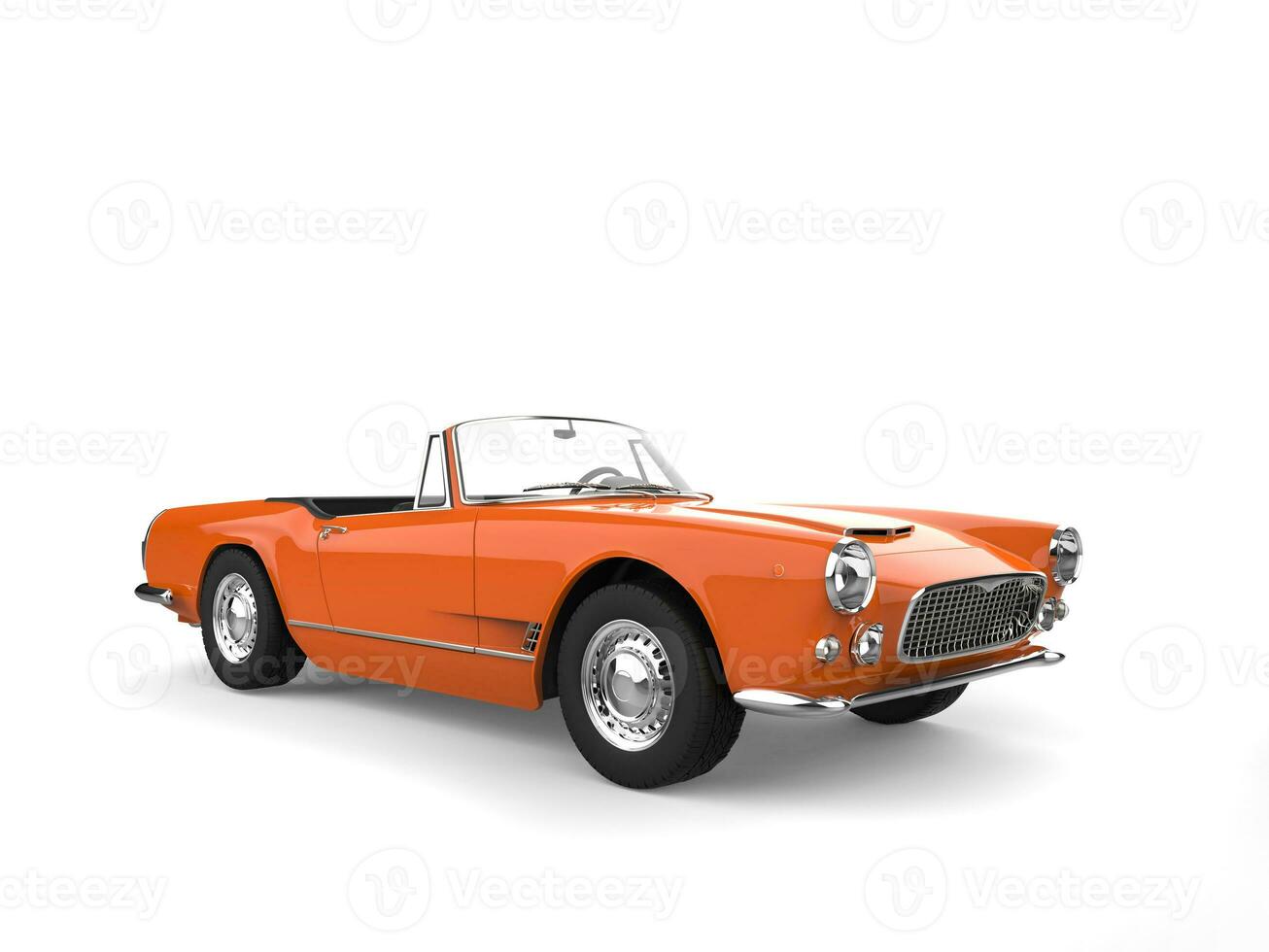 ancien chaud Orange convertible cabriolet muscle voiture - beauté coup photo