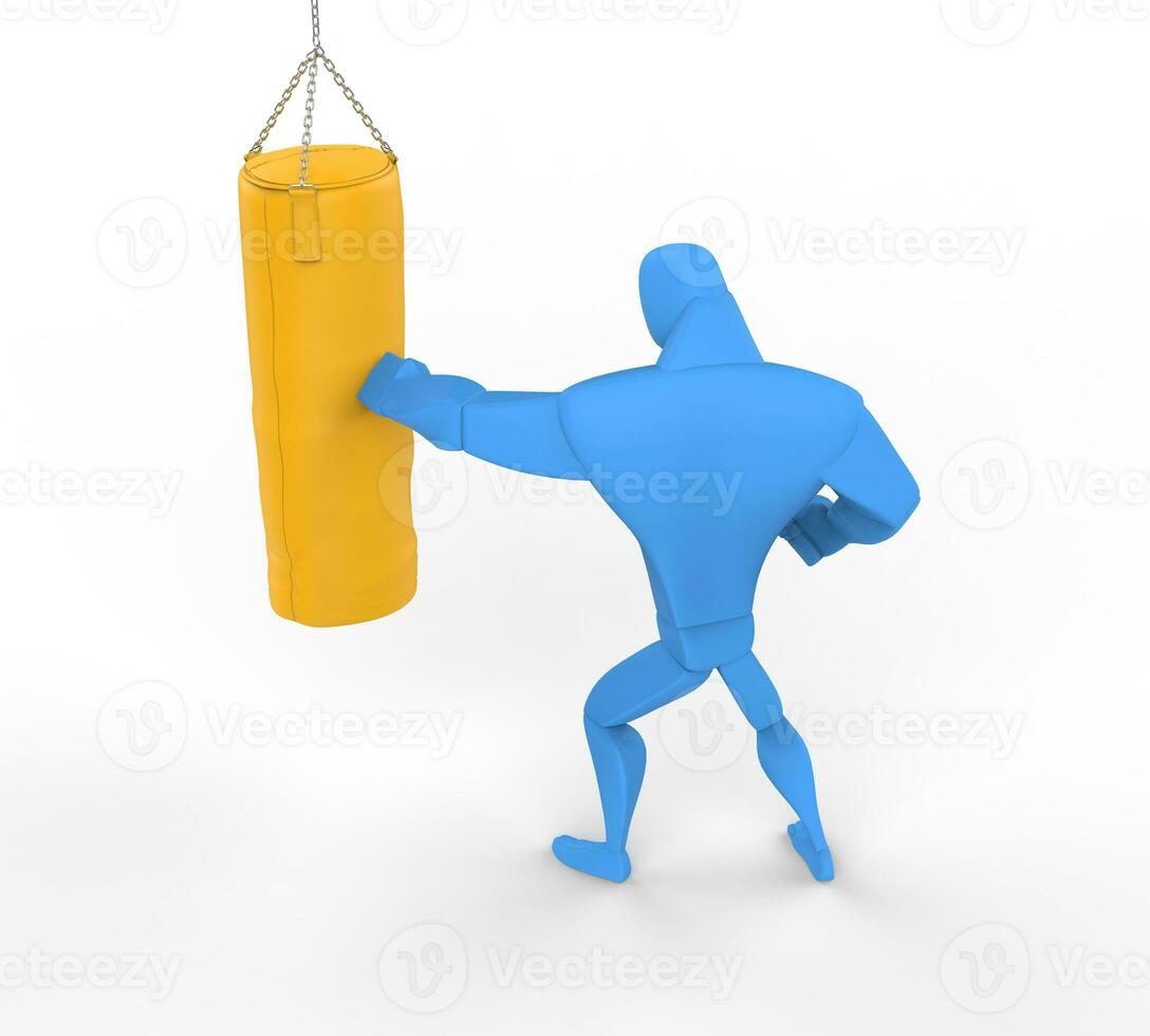 portrait de fort Jeune athlète sportif muay thaïlandais boxeur combat dans  salle de sport, musclé Beau boxe homme combattant 22529136 Photo de stock  chez Vecteezy