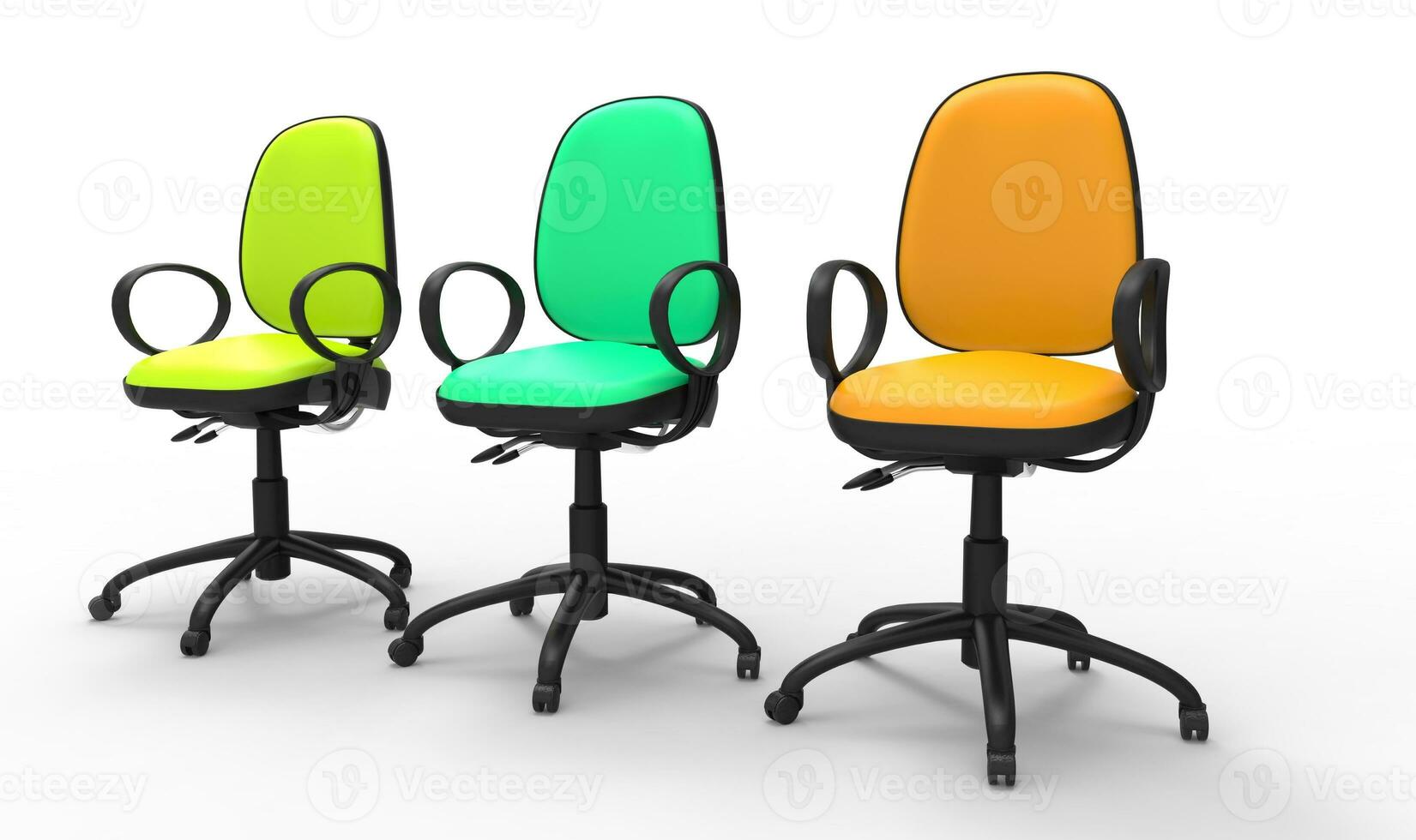 multicolore Bureau chaises 02 photo