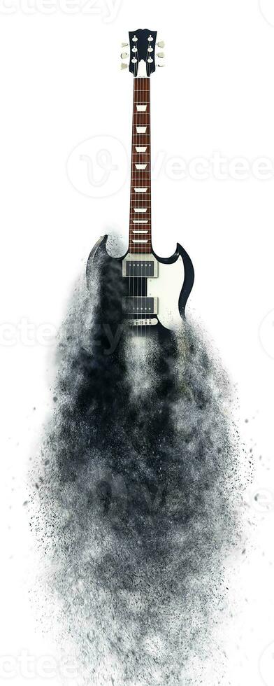 lourd métal guitare - particule fx photo