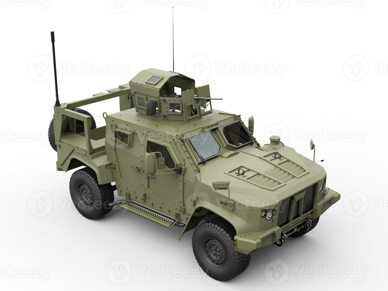 vert militaire tout terrain tactique véhicule - Haut vue photo